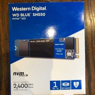 WD BLUE SN550 SSD 1TB(PC周辺機器)