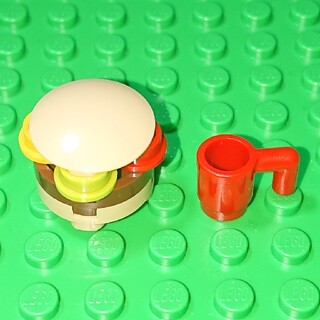 レゴ(Lego)の【新品】LEGO ハンバーガー《Ｂ１》レゴ ミニフィグアイテム(その他)