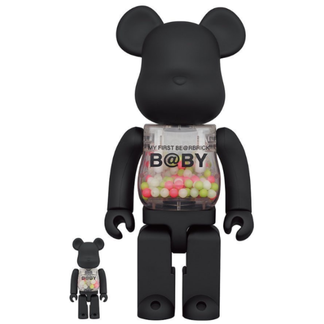 エンタメ/ホビーMY FIRST BE@RBRICK B@BY MATT BLACK 400%