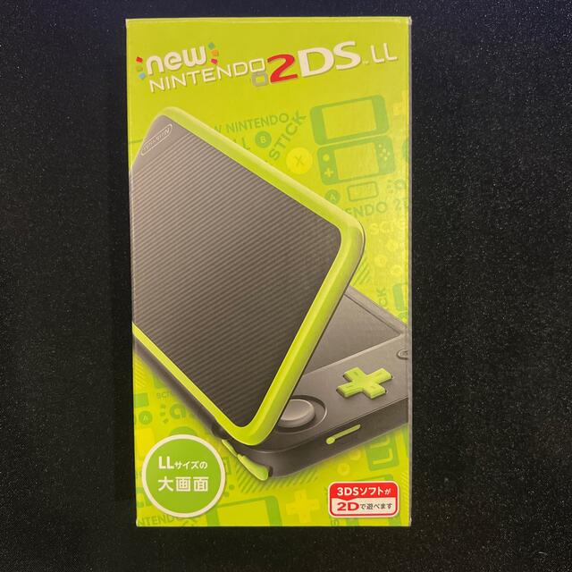 【新品未使用】2DS LL ブラック×ライムエンタメ/ホビー