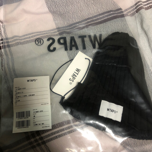 W)taps(ダブルタップス)のWTAPS 21ss BEANIE 01 BLACK メンズの帽子(ニット帽/ビーニー)の商品写真