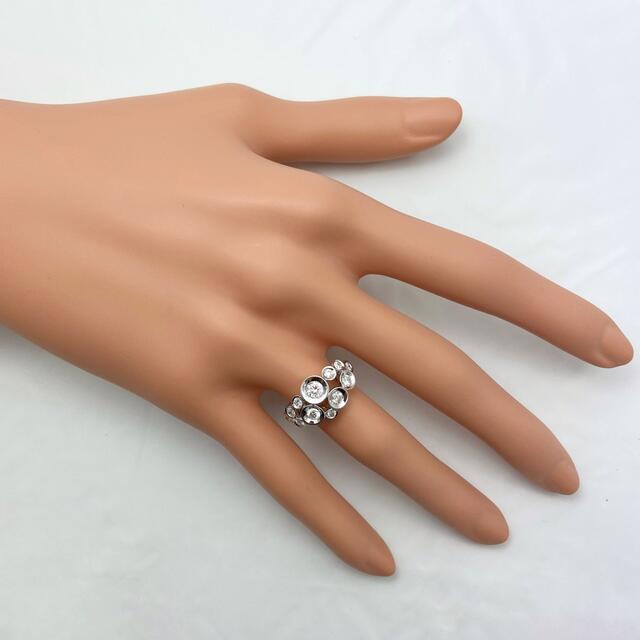 k18WG 天然 ダイヤモンド 0.72ct ダイヤ リング レディースのアクセサリー(リング(指輪))の商品写真