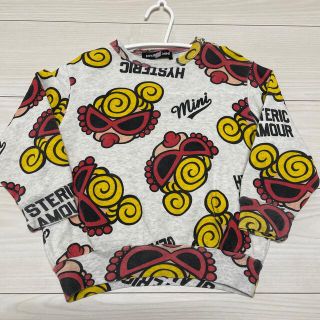 ヒステリックミニ(HYSTERIC MINI)のオートミールトレーナー.90cm(Tシャツ/カットソー)