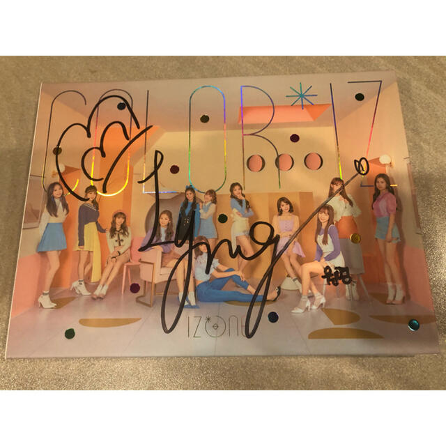 レア❣️ COLOR*IZ ウォニョン タワレコ直筆サインIZ*ONE IVE - K-POP