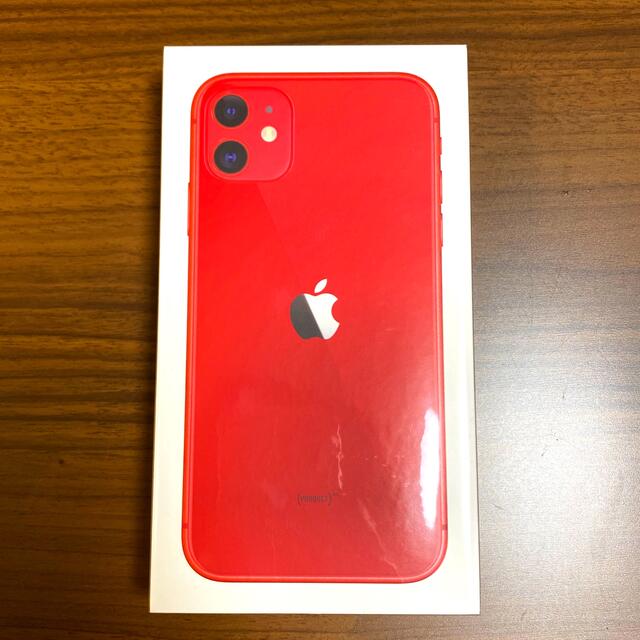 Apple商品名【新品未開封】iPhone 11 64GB RED レッド 赤