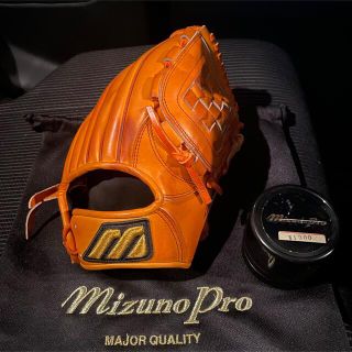 ミズノ(MIZUNO)のぽよ様専用　耕作オーダー ミズノプロ ビッグM 硬式用 内野手用 グローブ(グローブ)