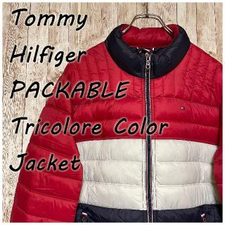 トミーヒルフィガー(TOMMY HILFIGER)のTOMMY HILFIGER パッカブル 中綿 ナイロンジャケット トリコロール(ナイロンジャケット)