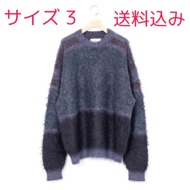 yoke 21aw Rothko Border Crew Neck ニット