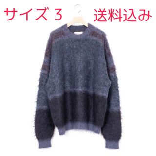 サンシー(SUNSEA)のyoke 21aw Rothko Border Crew Neck ニット(ニット/セーター)