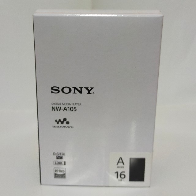 有microSDHCカード対応SONY ウォークマン NW-A105(ブラック) 新品未開封