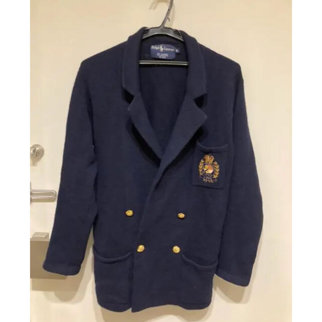 Ralph Lauren(ラルフローレン)のラルフローレン  カシミア50% ニットブレザー レディースのトップス(ニット/セーター)の商品写真