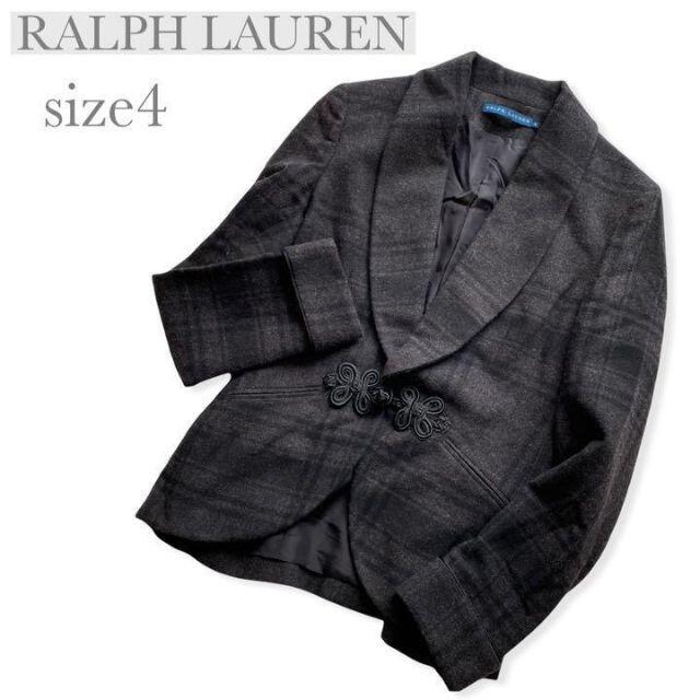 Ralph Lauren - 美品 ラルフローレン チェック柄ウールジャケット