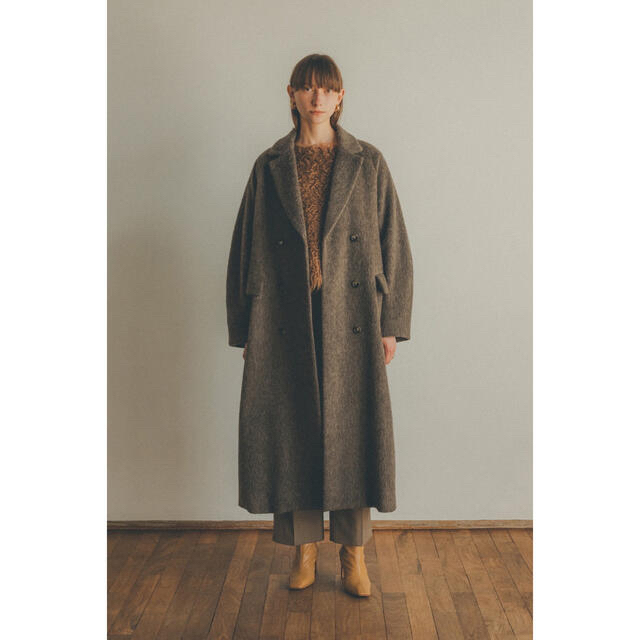 STUDIOUS(ステュディオス)のCLANE 21A/W  DOUBLE WOOL LONG COAT レディースのジャケット/アウター(ロングコート)の商品写真