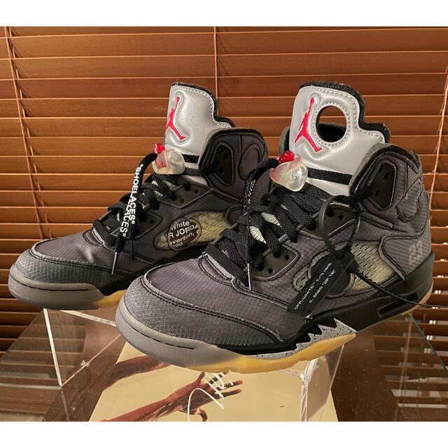 【超歓迎】 - NIKE NIKE×OFFWHITE AIRJORDAN5  スニーカー