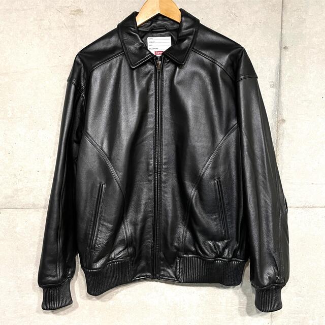 Supreme Studded Arc Logo Leather Jacket