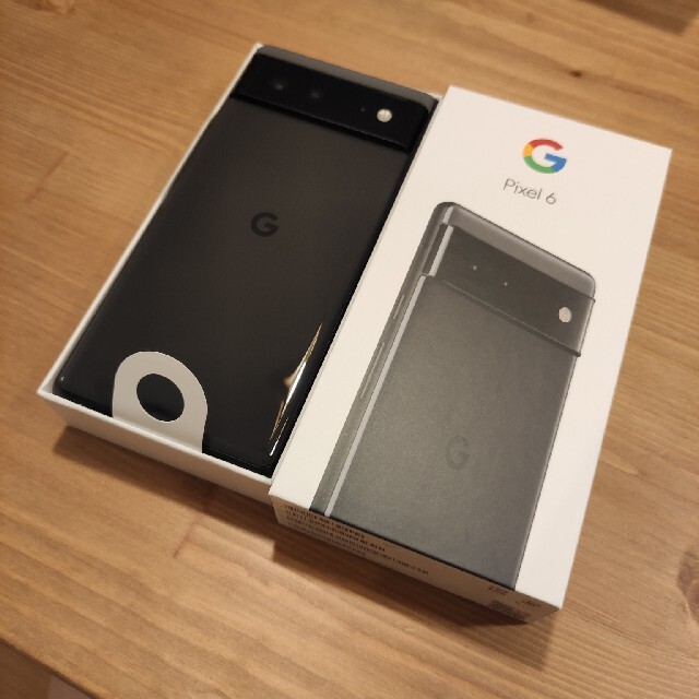 Google(グーグル)のgoogle pixel6 黒 新品  simフリー  128GB スマホ/家電/カメラのスマートフォン/携帯電話(スマートフォン本体)の商品写真