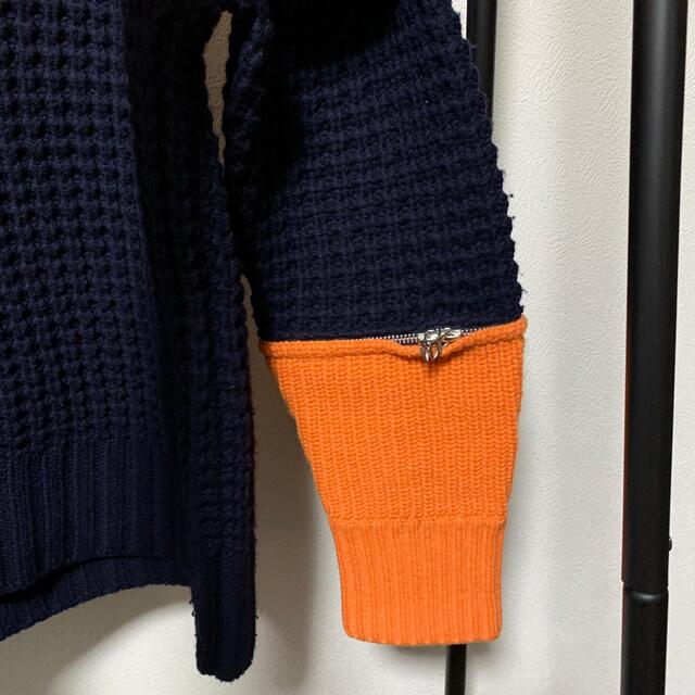 sacai - sacai サカイ 19aw ジップニット サイズ1 19-02082Mの通販 by