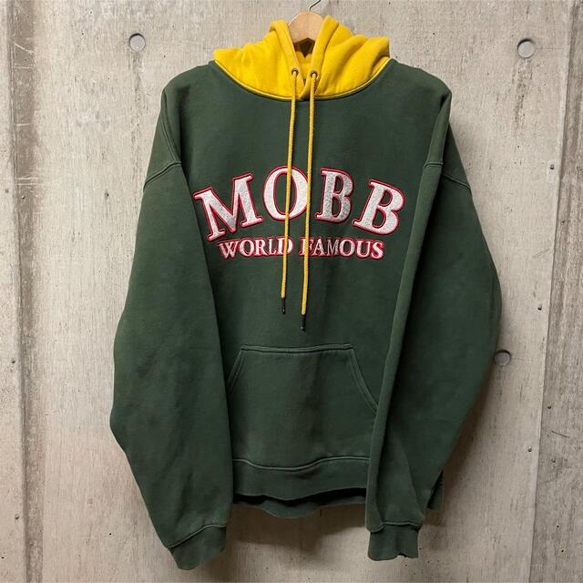 即完売♪希少MOBB パーカー フーディ グリーン XL