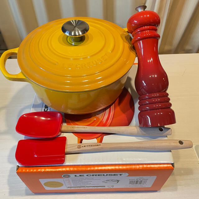 LE CREUSET - セット販売 限定色ネクター ル・クルーゼ ココットロンド