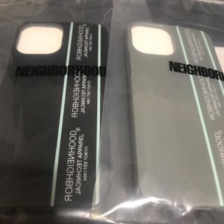 ネイバーフッド(NEIGHBORHOOD)のネイバーフッド　iPhone12pro maxケース　黒　グレー　2色セット(iPhoneケース)