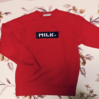 ミルクフェド(MILKFED.)のmilkfed. 超美品！ トレーナー(トレーナー/スウェット)