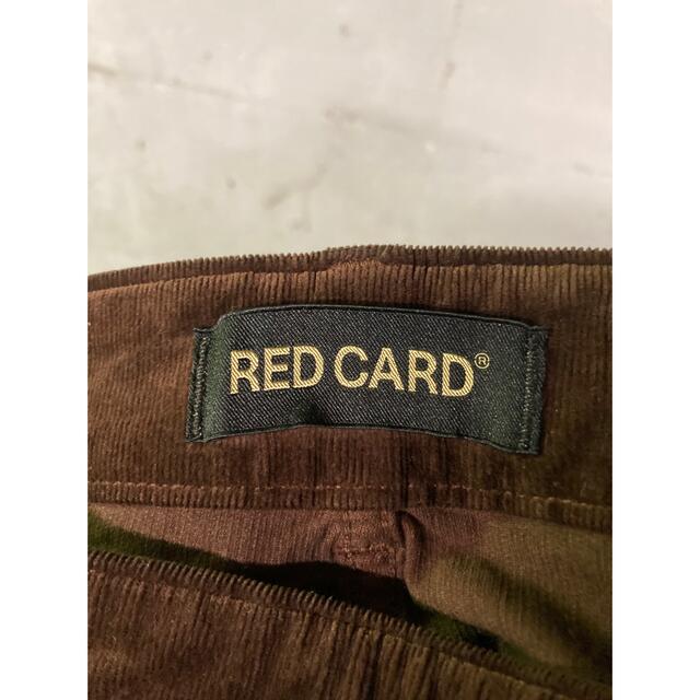 美品！RED CARDスーパーストレッチコーデュロイワイドパンツ！日本製！