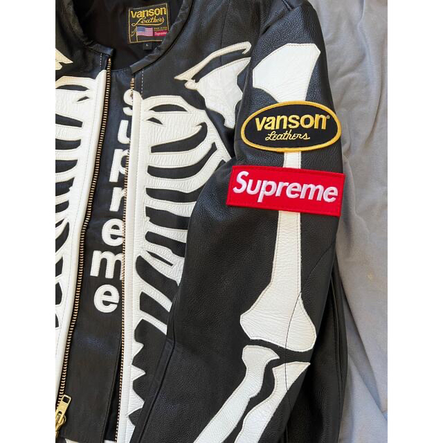 Supreme - Supreme vanson Leather Bones Jacket Lサイズの通販 by