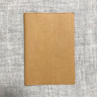 ムジルシリョウヒン(MUJI (無印良品))の無印良品:ノートカバー A5 ブラウン(ノート/メモ帳/ふせん)