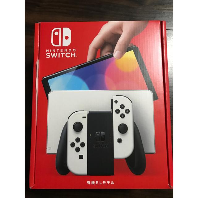 Nintendo Switch(ニンテンドースイッチ)の任天堂 switch 本体 有機EL モデル ホワイト エンタメ/ホビーのゲームソフト/ゲーム機本体(家庭用ゲーム機本体)の商品写真
