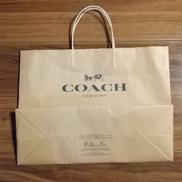 COACH(コーチ)のCOACH紙袋 レディースのバッグ(ショップ袋)の商品写真