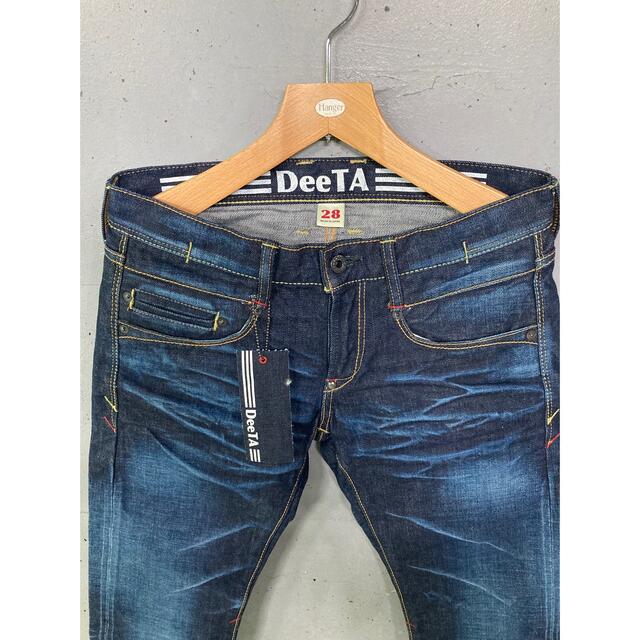 新品未使用!DeeTA ヒゲ加工セルビッチデニム!日本製!赤耳!-