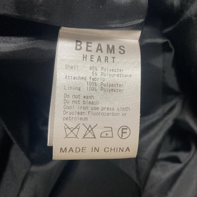 BEAMS(ビームス)のBEAMS HEART ビームスハートノースリーブワンピース ブラックワンピ レディースのワンピース(ひざ丈ワンピース)の商品写真