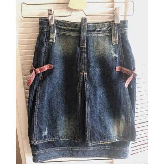 れなどあり DSQUARED2 デニムスカート 36の通販 by ma's shop|ディー