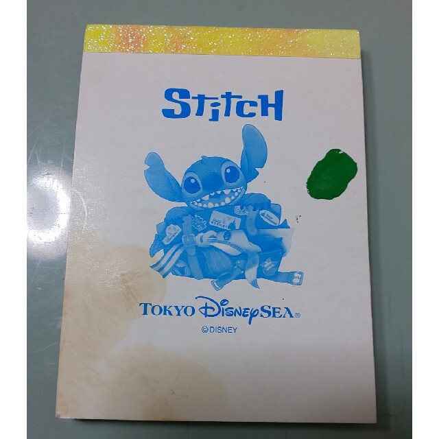 STITCH(スティッチ)のstitch メモ　約7cm×9.5cm×0.5cm エンタメ/ホビーのおもちゃ/ぬいぐるみ(キャラクターグッズ)の商品写真