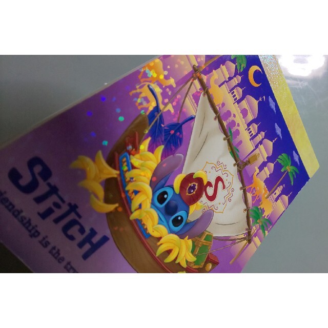 STITCH(スティッチ)のstitch メモ　約7cm×9.5cm×0.5cm エンタメ/ホビーのおもちゃ/ぬいぐるみ(キャラクターグッズ)の商品写真