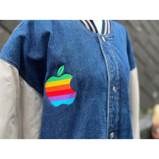 Apple スタジャン　デニムジャケット