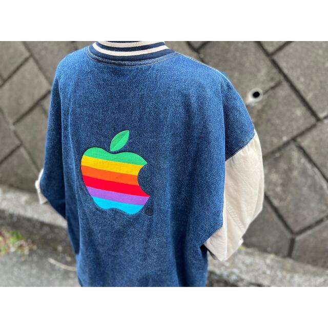 Apple スタジャン　デニムジャケット