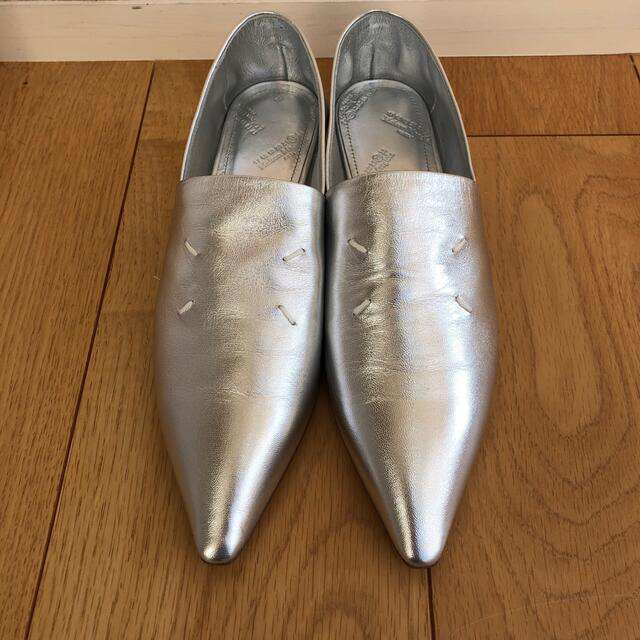 Maison Margiela 4ステッチポインテッドトゥ モカシン