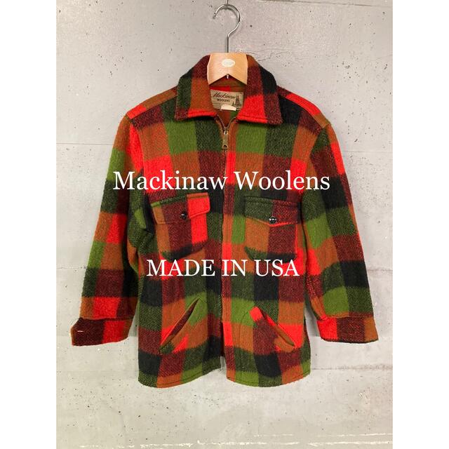 【60s〜70s】  mackinaw woolens ウールジャケット