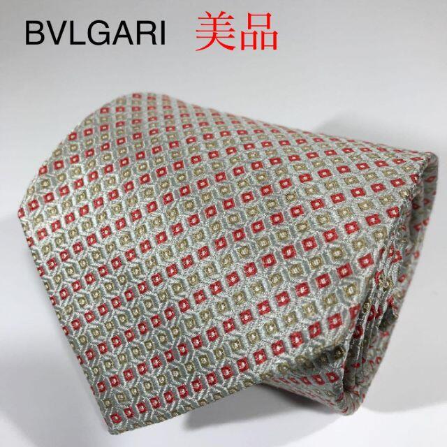 BVLGARI(ブルガリ)の【jonny様】美品 ブルガリ イタリア製 ネクタイ  セッテピエゲ 織柄 メンズのファッション小物(ネクタイ)の商品写真