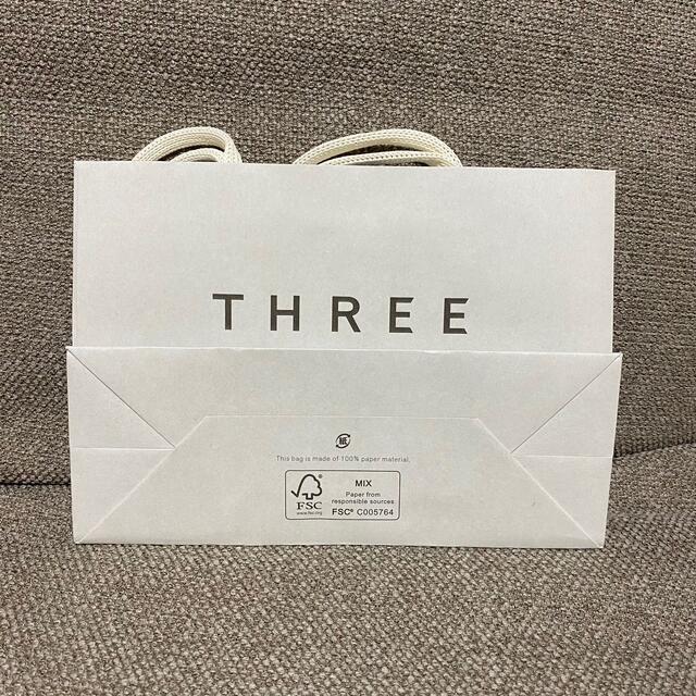 THREE(スリー)のTHREE ショップ袋 紙袋 レディースのバッグ(ショップ袋)の商品写真