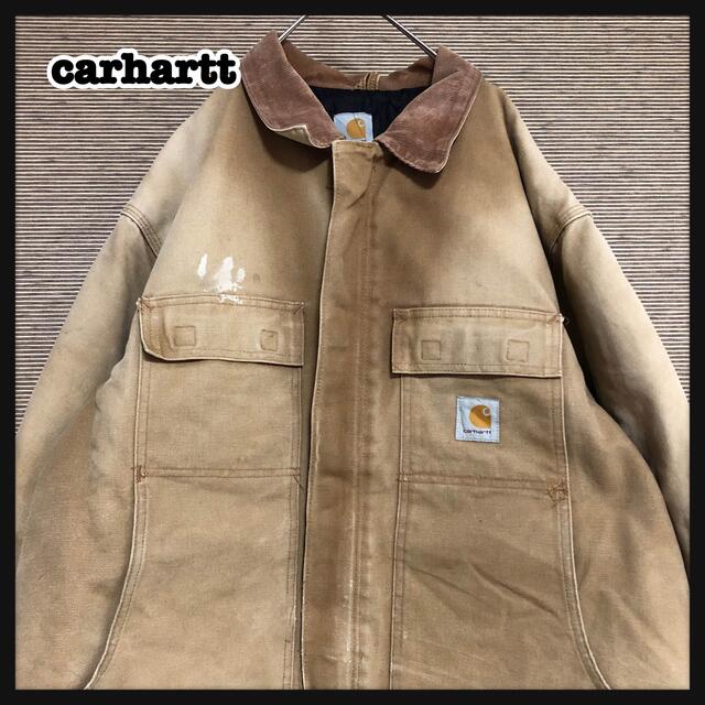 Carhartt トラディショナルコート デトロイトジャケット 革タグ