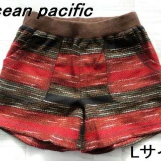 オーシャンパシフィック(OCEAN PACIFIC)の✨未使用タグ付き✨ Ocean Pacific ショートパンツ レッド Lサイズ(ショートパンツ)