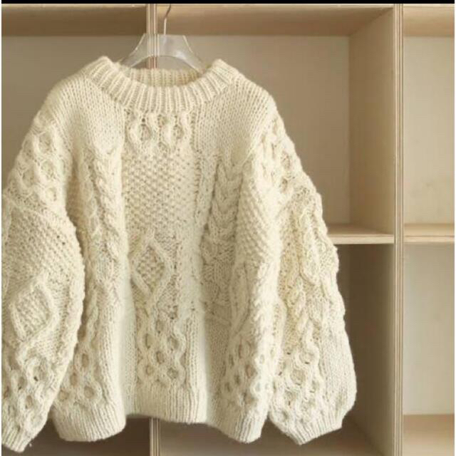 TODAYFUL - 新品未使用　タグ付き　todayful pattern hand knit