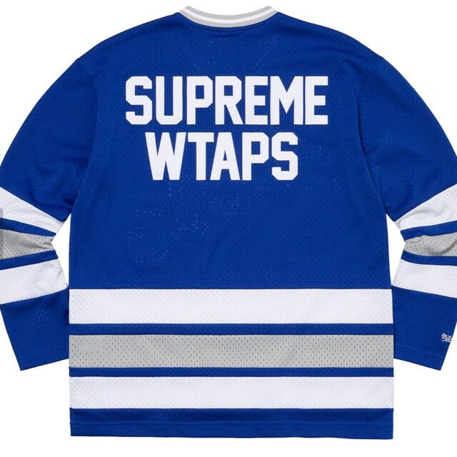 W)taps(ダブルタップス)のSupreme × WTAPS  Hockey Jersey Blue メンズのトップス(Tシャツ/カットソー(七分/長袖))の商品写真