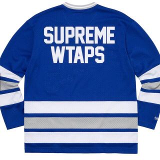 ダブルタップス(W)taps)のSupreme × WTAPS  Hockey Jersey Blue(Tシャツ/カットソー(七分/長袖))