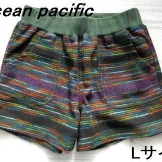 オーシャンパシフィック(OCEAN PACIFIC)の✨未使用タグ付き✨Ocean Pacific ショートパンツ グリーン Lサイズ(ショートパンツ)