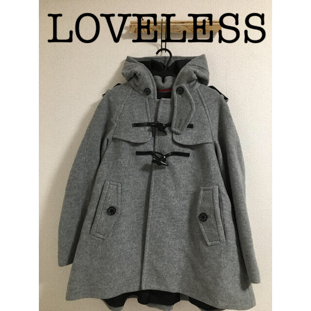 【美品】LOVELESS バックプリーツ　ダッフルコート