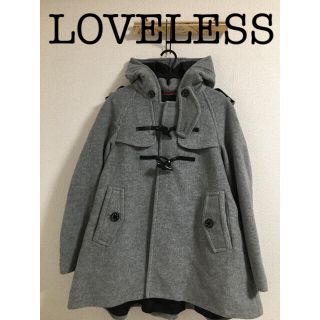 ラブレス(LOVELESS)の【美品】LOVELESS バックプリーツ　ダッフルコート(ダッフルコート)