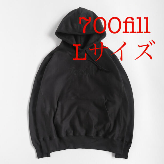 700FILL Embroidered BackRub Logo Hooded